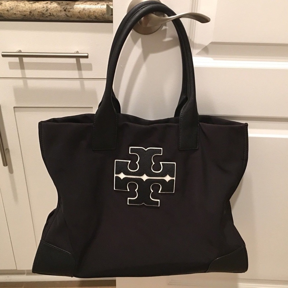 Tory Burch Ella Large Nylon tote varsity